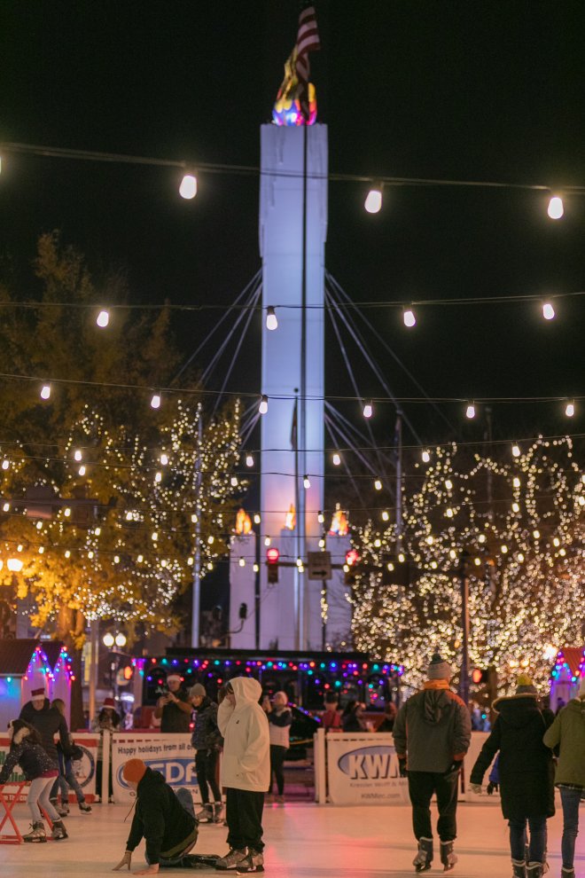 Easton Winter Village Skating Rink Presented By The Commodore of Easton